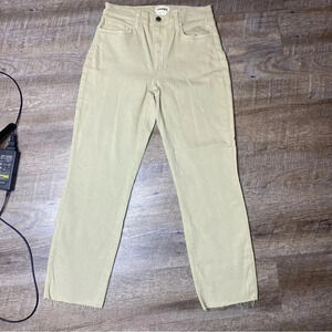L'Agence Sada High Rise Crop Jean, size 26 in Limestone NWOT - FINAL PRICE